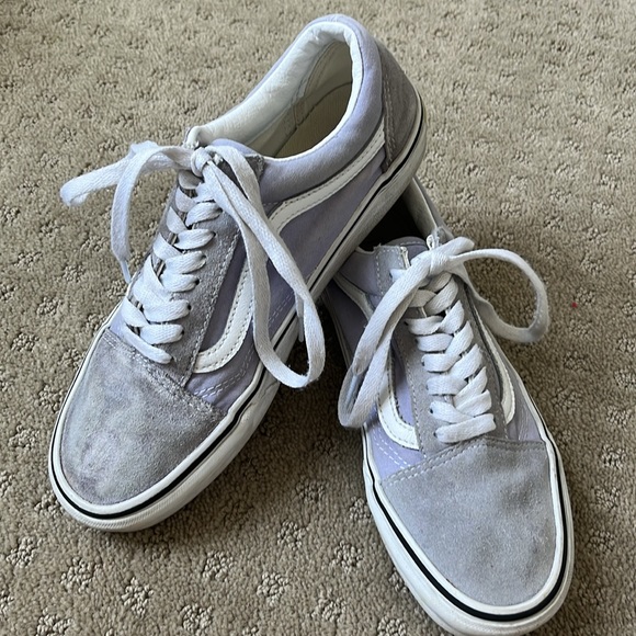 Vans Lace Up Old Skool Purple Shoes Women’s Size 9 Men’s Size 7.5 - Picture 2 of 10